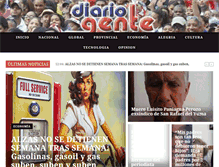 Tablet Screenshot of diariogente.com